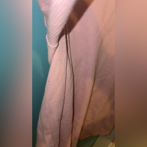 PINK Victoria's Secret Pink Waffle material Long Sleeve with Dog Logo - Picture 3 of 5